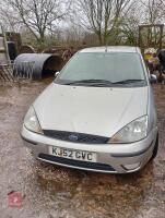 2002 FORD FOCUS (S/R) - 2