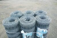 6 ROLLS OF 100M CATTLE STOCK WIRE - 4