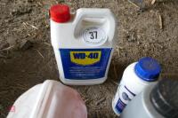 6 TUBES OF WD40, ANTI-FREEZE & OILS (37) - 3