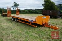 2009 CHIEFTAIN 24' TWIN TANDEM AXLE LOW LOADER TRAILER - 2