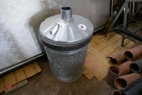 GALVANISED BURN BIN (94)