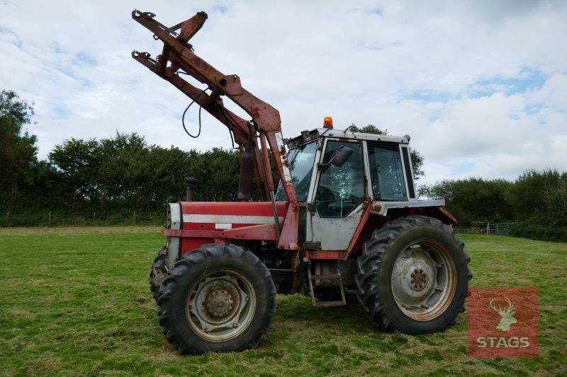 1985 MASSEY FERGUSON 699 4WD C/W MF LOADER