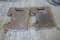 2 X TRACTOR WEIGHTS