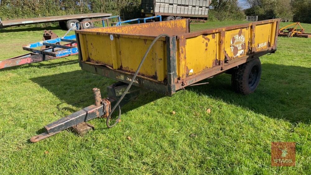 WEEKS SINGLE AXLE HYD TIPPING TRAILER