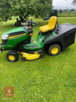 2017 JOHN DEERE X155R RIDE ON MOWER - 2