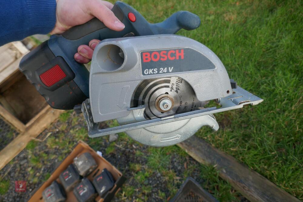 BOSCH 24V DRILL AND CIRCULAR SAW