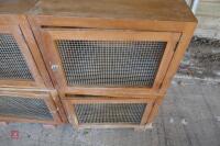 6 FERRET CAGES C/W MESH DOORS - 5