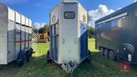 IFOR WILLIAMS HB510R TWIN AXLE HORSE TRAILER - 2