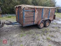 8' X 4' TWIN AXEL LIVESTOCK TRAILER