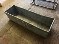 5' GALVANISED FEED TROUGH (74) - 2