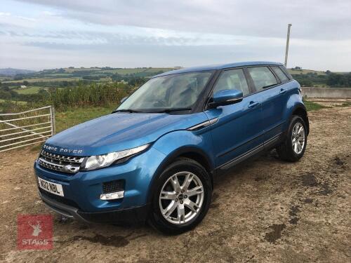 2012 RANGE ROVER EVOQUE SD4 PURE S TRUCK