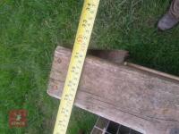 WOODEN SHEEP FEEDER/HAY RACK - 3