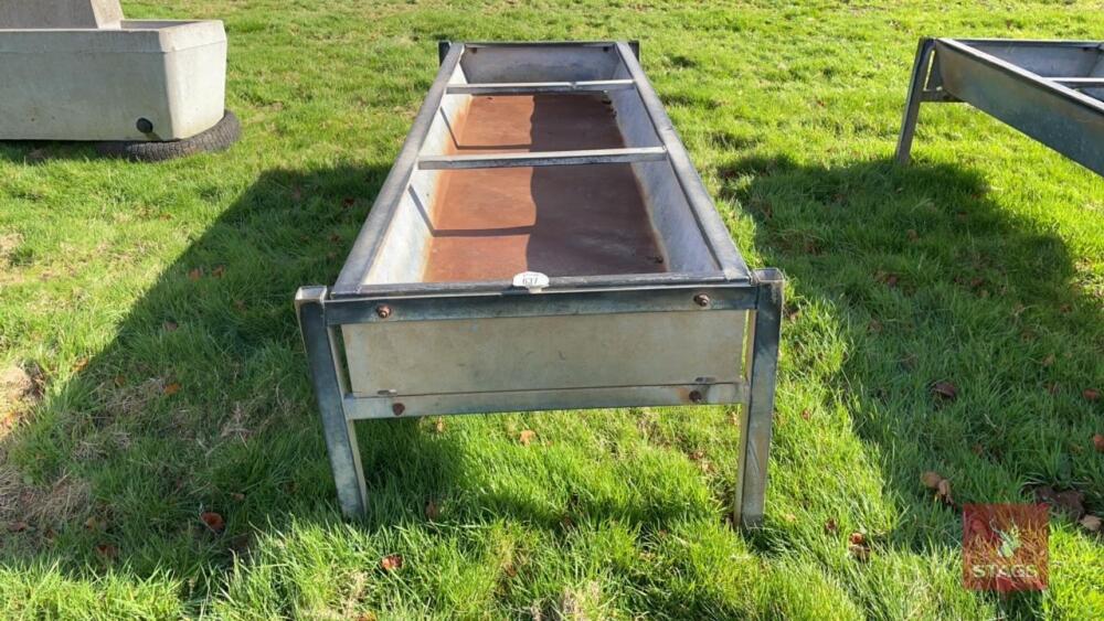 FREESTANDING CATTLE FEED TROUGH