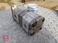 SAUER DANFOSS DOUBLE HYDRAULIC GEAR PUMP - 2