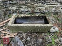 32'' X 16'' SANDSTONE TROUGH/PLANTER(1)