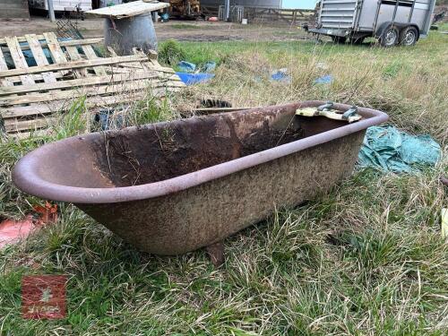 LARGE CAST IRON BATH