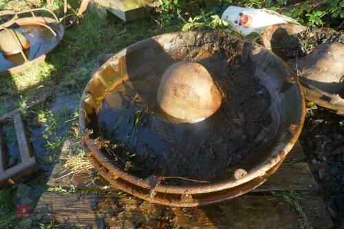 4 ORNATE CAST PIG TROUGH/ PLANTER