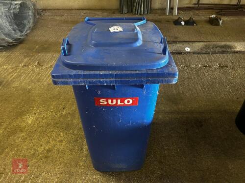 SULO BLUE WHEELIE BIN (25)