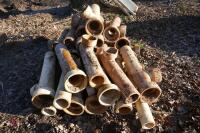 PALLET OF CLAY DRAINAGE PIPE - 2