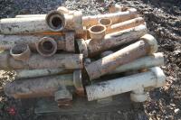 PALLET OF CLAY DRAINAGE PIPE - 6