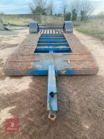 SINGLE AXLE LOW LOADER TRAILER 7.5T