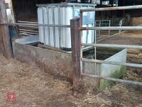 2 x 1500L GALVANISED WATER TROUGHS - 2