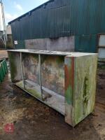 2 x 1500L GALVANISED WATER TROUGHS