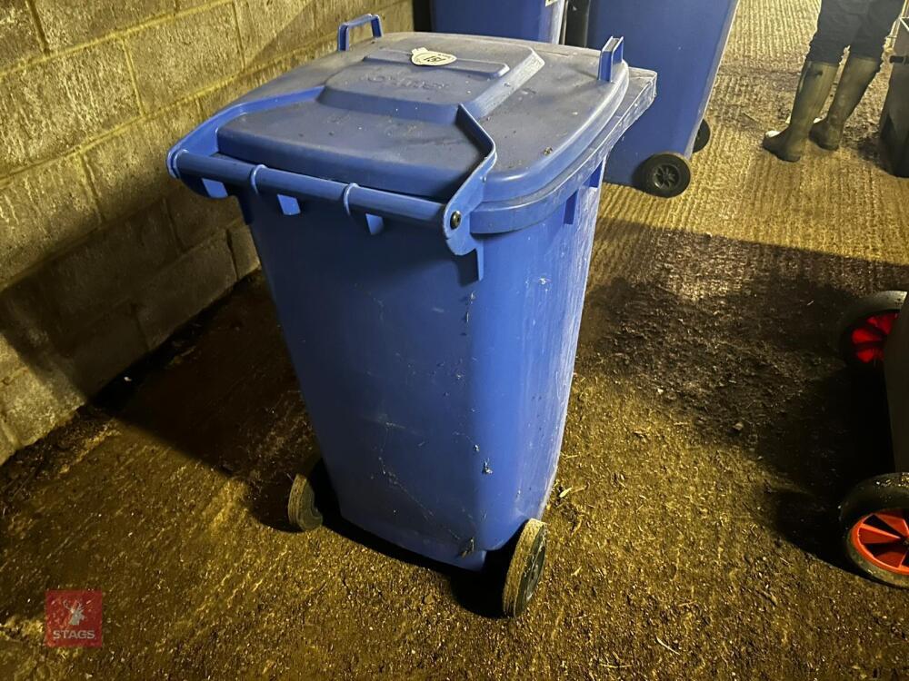 BLUE WHEELIE BIN (150)