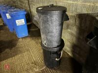 2 BLACK DUST BINS (153) - 3