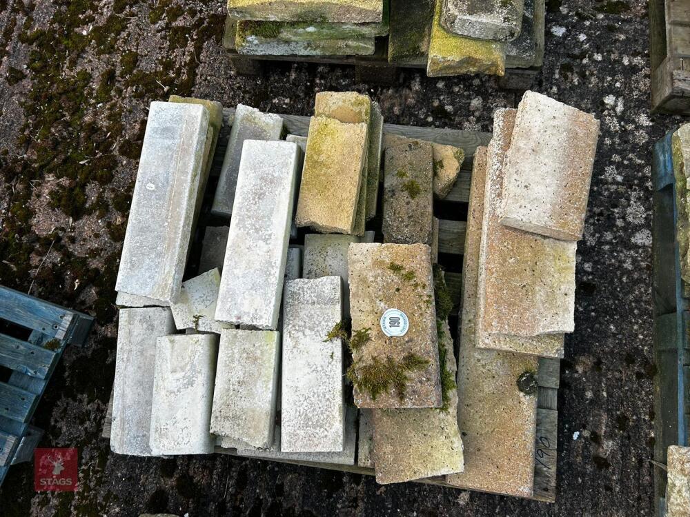 PALLET OF ASSORTED SLABS/BLOCKS (190)