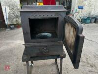 LARGE OIL FUELED STOVE - 10