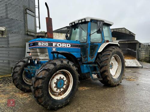 1990 FORD 8210 4WD TRACTOR