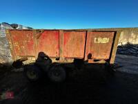 12' X 7' PETTIT TWIN AXLE TIPPING TRAILE - 5