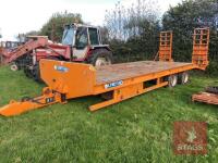 2009 CHIEFTAIN 24' TWIN TANDEM AXLE LOW LOADER TRAILER - 4