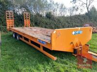 2009 CHIEFTAIN 24' TWIN TANDEM AXLE LOW LOADER TRAILER - 11