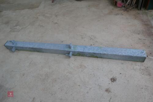 GALVANISED 4'' SQAURE HANGING POST