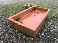 3' X 20'' ORNATE SINK/PLANTER (2)