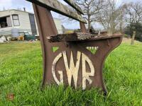 GREAT WESTERN RAILWAY BENCH - 3