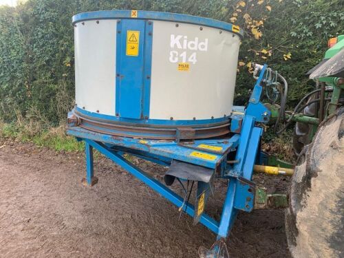 2010 KIDD 814 ROUND BALE CHOPPER