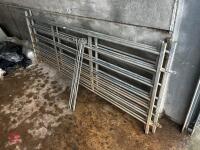 4 X 8' GALVANISED SHEEP HURDLES - 6