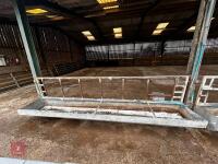 14' 6'' GALVANISED FEED BARRIER & TROUGH - 5