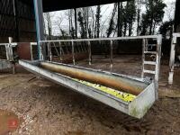 14' 6'' CATTLE FEED BARRIER & TROUGH