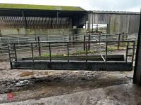 14' 6'' CATTLE FEED BARRIER & TROUGH - 2