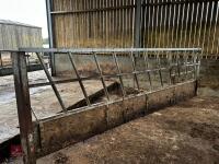 15' CATTLE FEED BARRIER & 4' GATE - 9