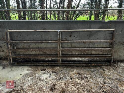 2 x 11' GALVANISED YARD GATES