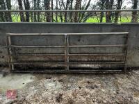 2 x 11' GALVANISED YARD GATES