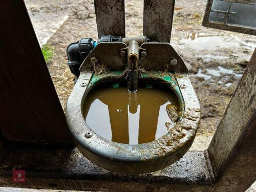 3 SMALL PLASTIC CATTLE DRINKING TROUGHS