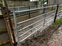 12' HD GALVANISED YARD GATE - 6