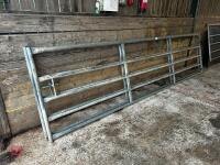 2 x 15' HD GALVANISED YARD GATE - 3