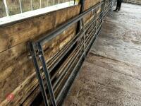 2 X 15' GALVANISED YARD GATES - 4